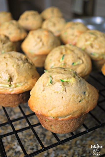 Easy Zucchini Muffins - Mess for Less