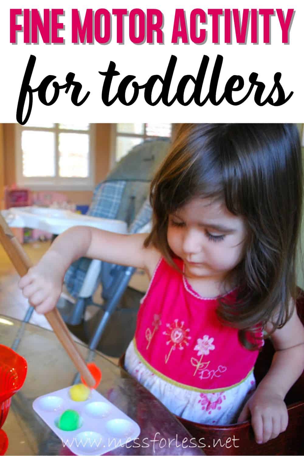 Fine Motor Skills Activity With Tongs pin