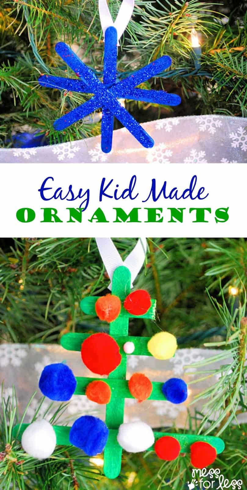 Easy Ornaments to Make With Kids and Toddlers - A Beautiful Mess