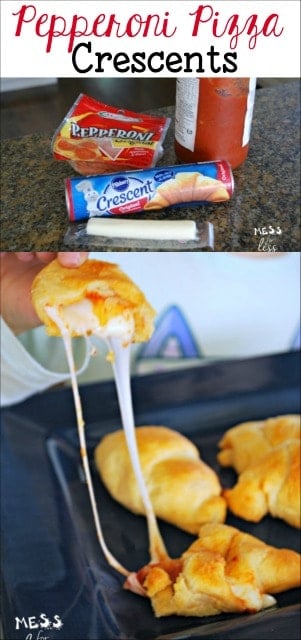 Pepperoni Pizza Crescents