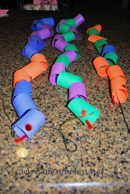 paper patterned snakes