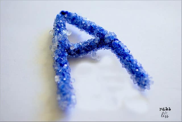 borax crystal letter a