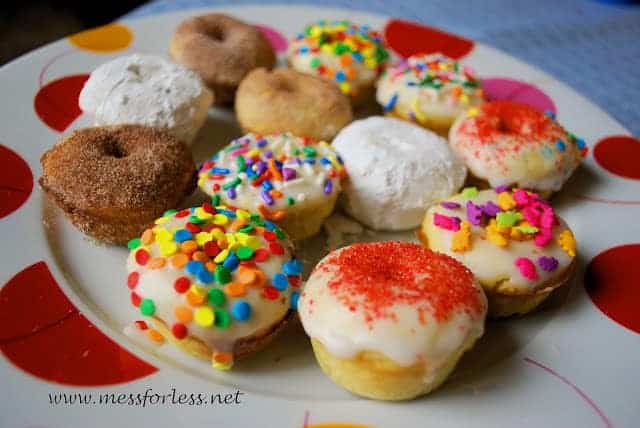 Homemade Mini Baked Donuts