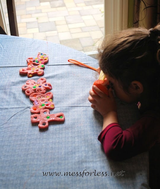 play dough and beads