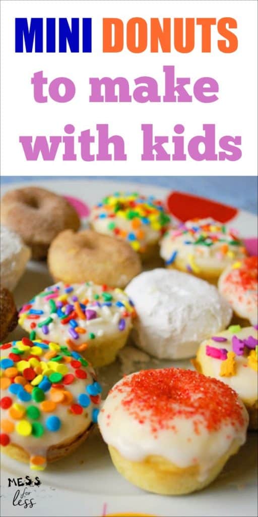 Homemade Mini Baked Donuts Mess for Less