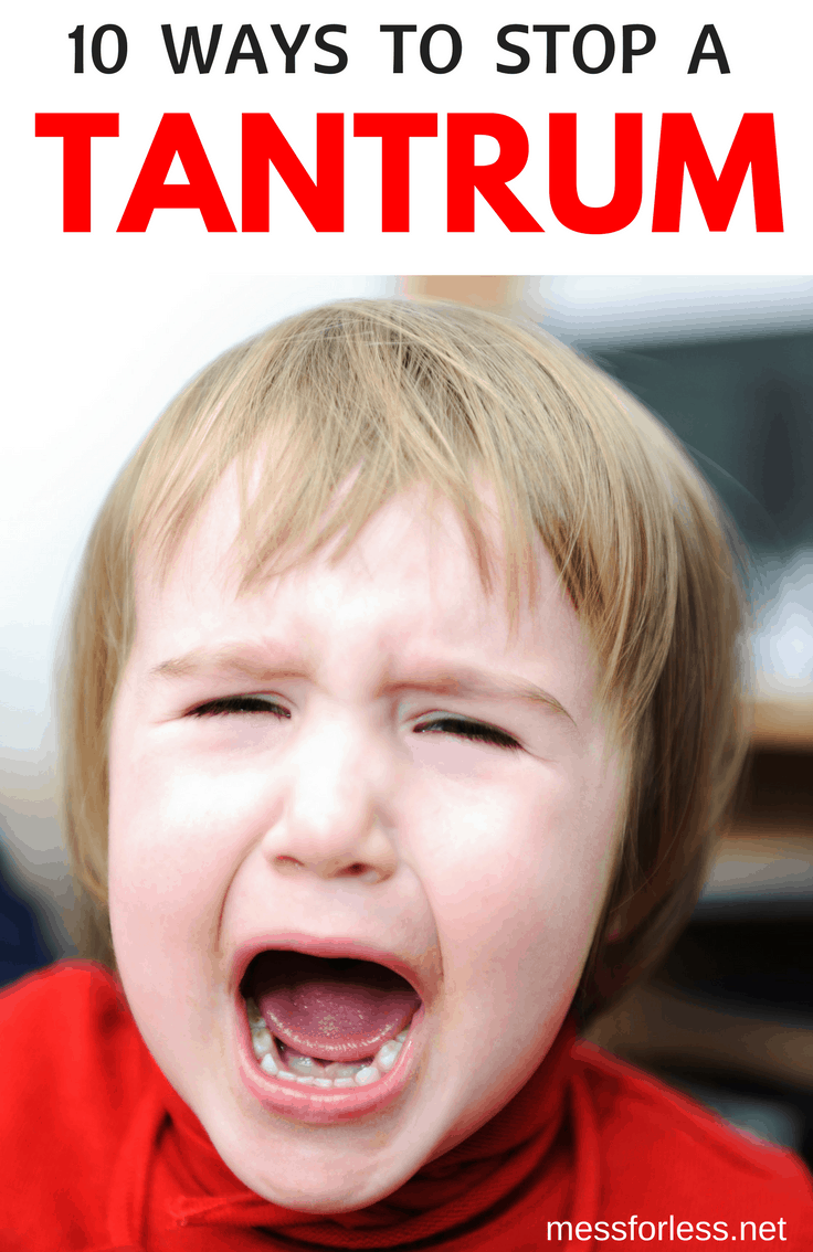 Here are 10 Ways to Stop a Tantrum that really work! These parenting tips are lifesavers!