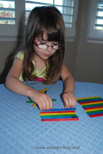 Child making pattern