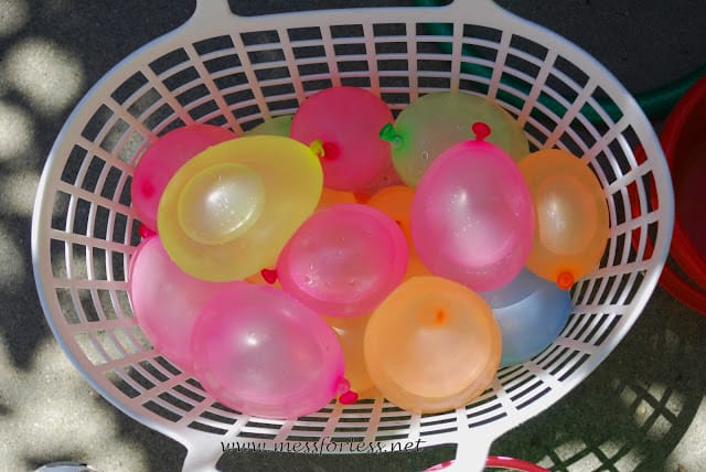 water balloons, summertime fun