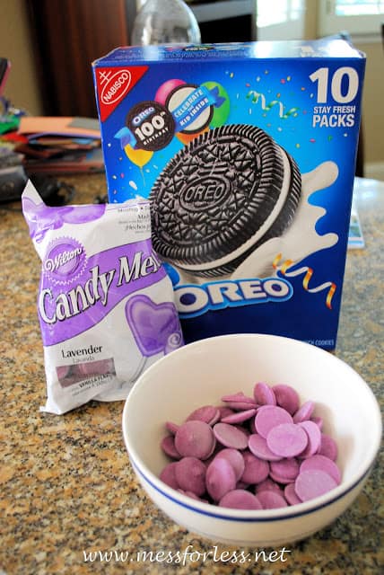 oreo cookies and candy melts