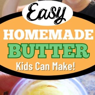 making butter with kids pin