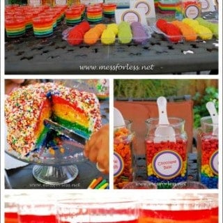 rainbow party ideas