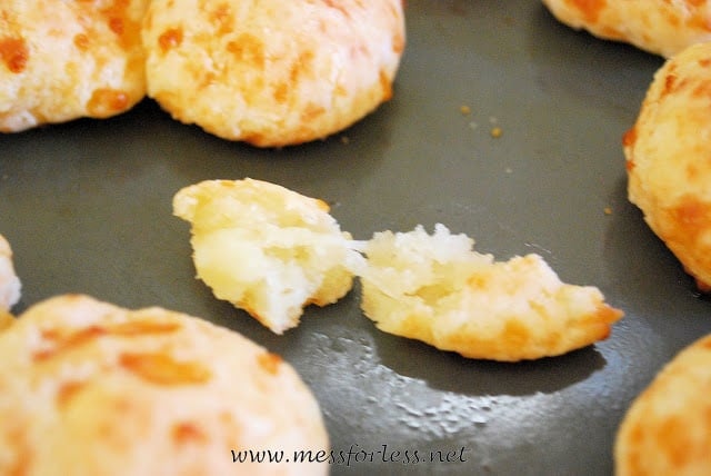 Pão de queijo is Brazilian Cheesy Bread