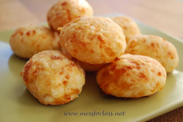 Pão de queijo is Brazilian Cheesy Bread