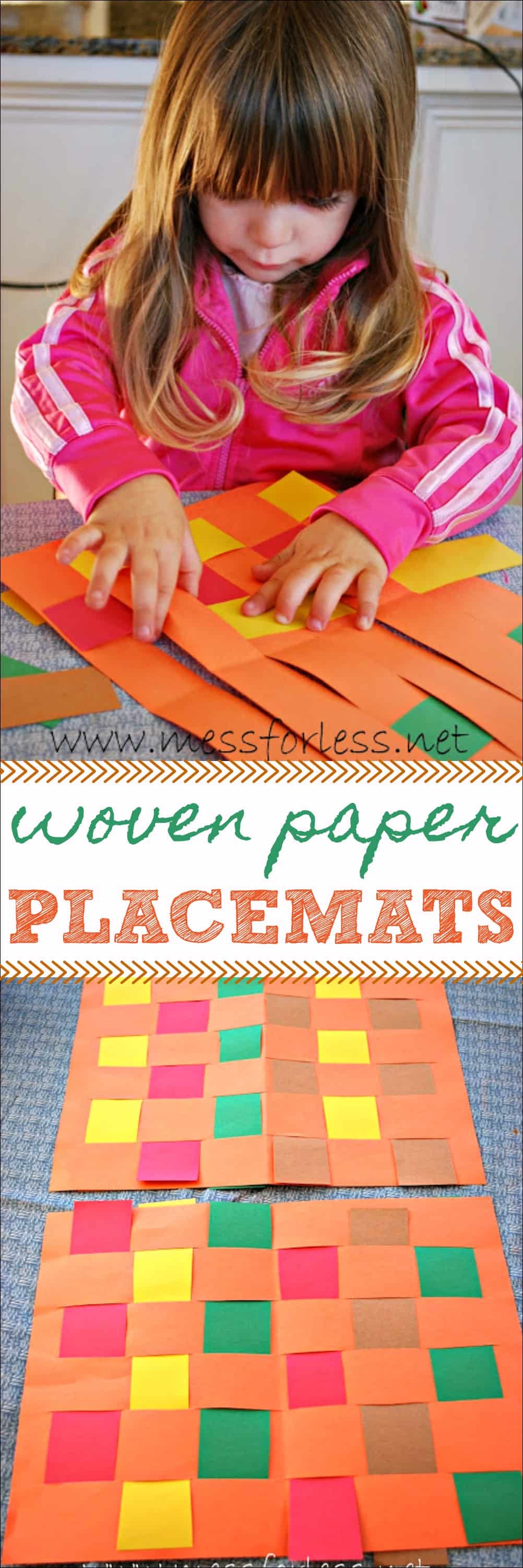 Woven Paper Placemats Mess for Less