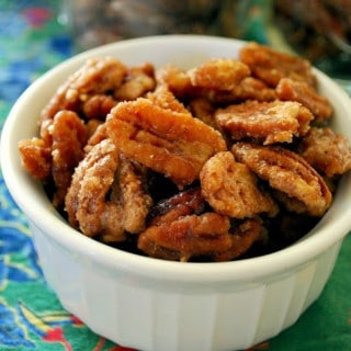 Glazed pecans recipe from mess for less