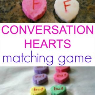 Conversation Hearts Word Matching Game