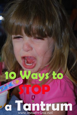 10 Ways to Stop a Tantrum