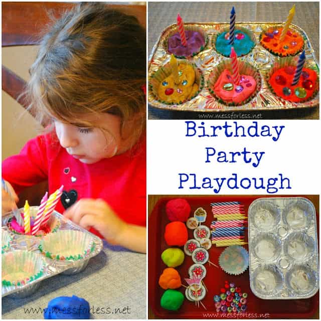 Birthday Party Playdough