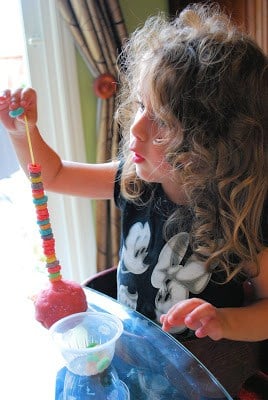 fine motor cereal stack