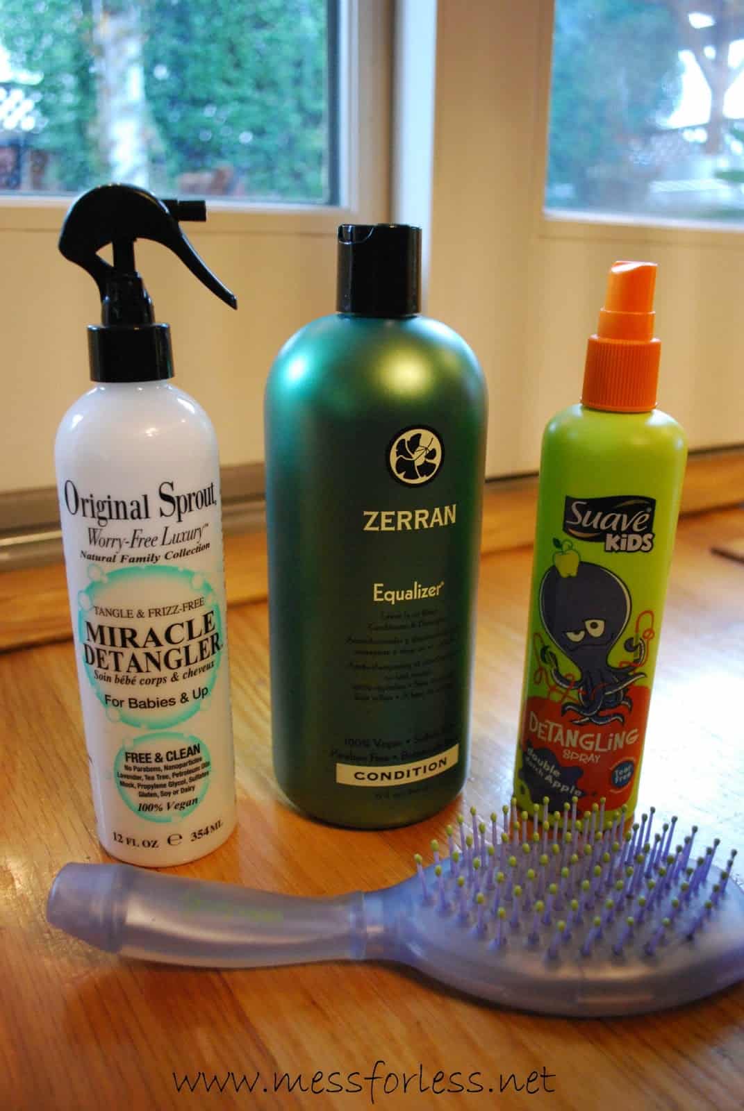 Get Rid Of Hair Tangles Plus A Recipe For Hair Detangler Mess