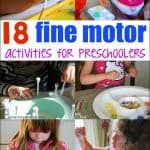 fine motor preschool activities