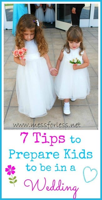 7 Tips for Having Your Kids in a Wedding - If you have future flower girl or ring bearer at home, use these tips to help have a successful day!