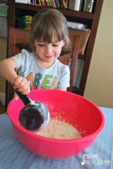 child baking