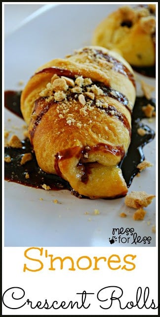 S'mores Crescents - Combining crescent rolls with s'mores? Yeah, that works. 