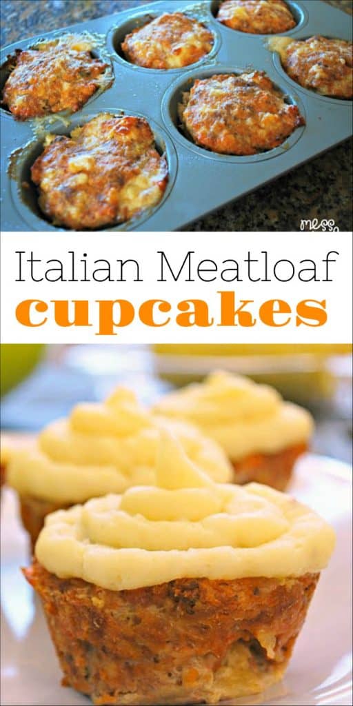 Italian Meatloaf Cupcake Recipe - The addition of mozzarella cheese makes these cupcakes cheesy and moist. Kids and adults will love them!