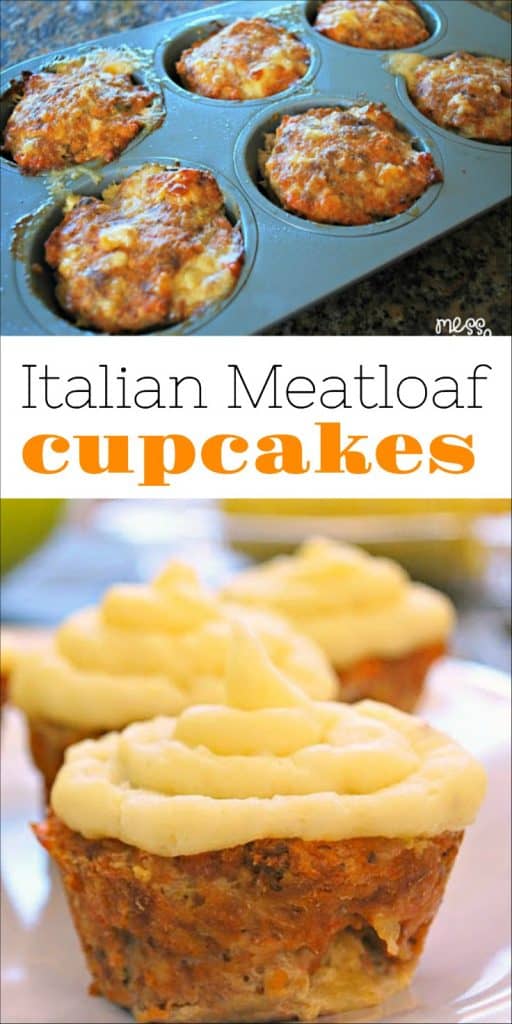 Italian Meatloaf Cupcake Recipe - The addition of mozzarella cheese makes these cupcakes cheesy and moist. Kids and adults will love them! 