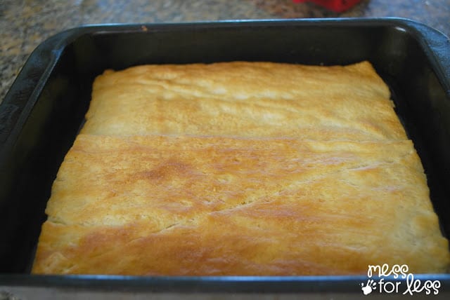 baked crescent dough