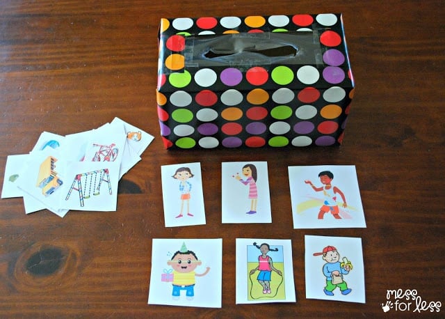 Story box with story cards