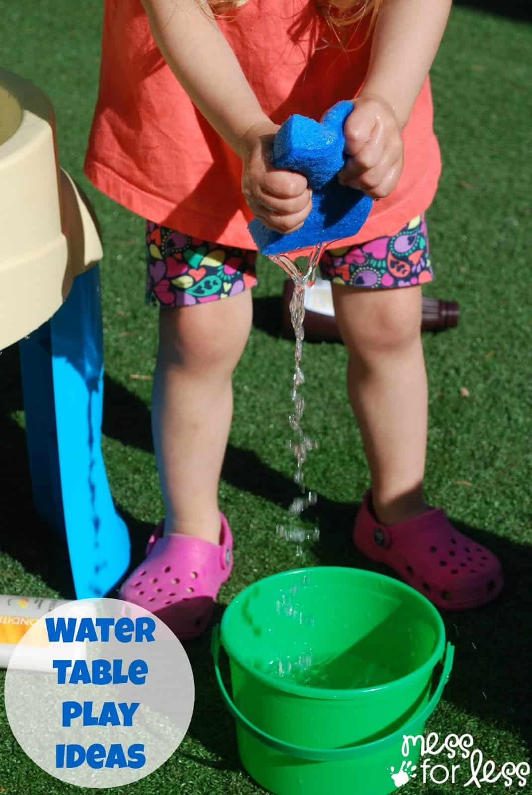 Water Table Play Props Mess for Less
