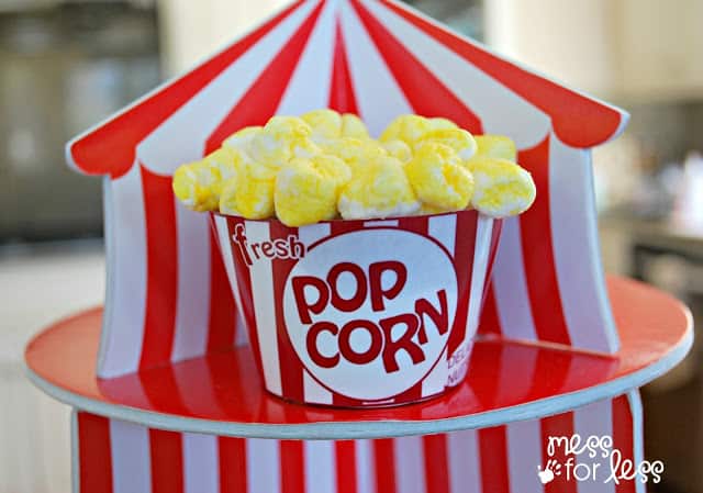 Yummy popcorn cupcakes