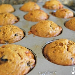 butterscotch pumpkin muffins