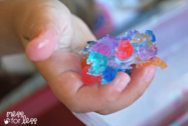 colorful water beads