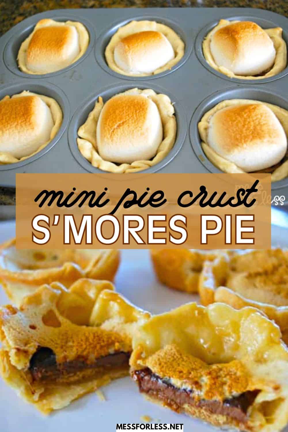 mini s'more pie pin