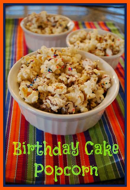 Food for Children, Birthday Cake Popcorn