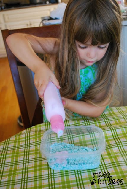 making lotion dough