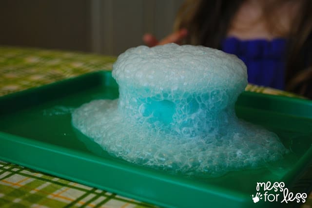 Play dough eruptions