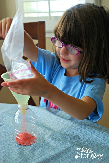 Making sand art