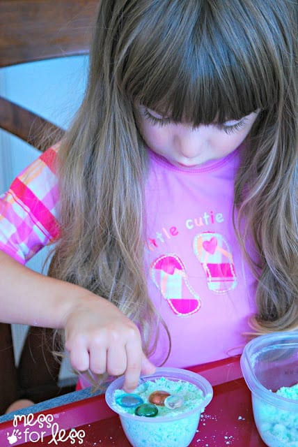 Playing with Sand Dough