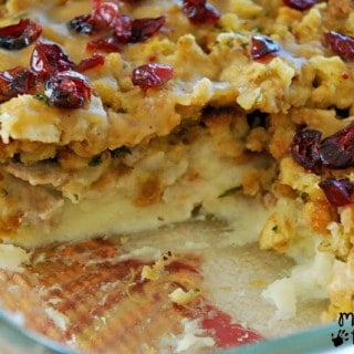 Thanksgiving turkey casserole