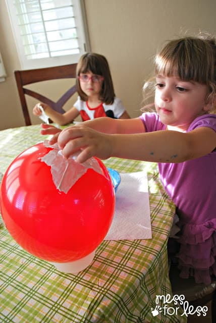 paper mache activity