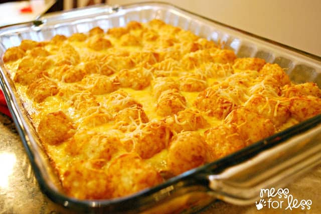 Tater tot casserole