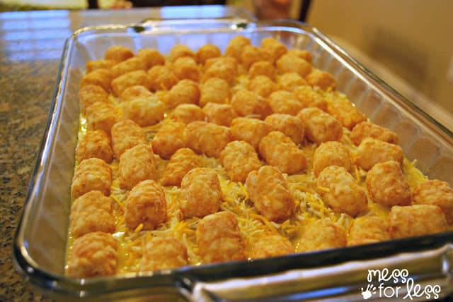 tater tot casserole dish