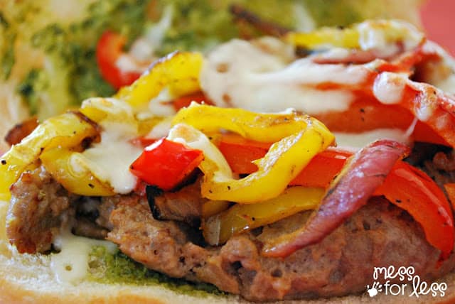sausage and pepper sandwich