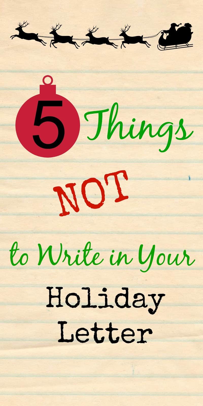 5 things not to