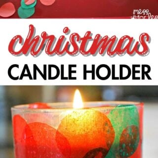 Christmas Candle Holder Pin