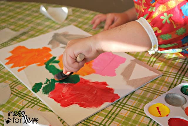 children's painting canvas